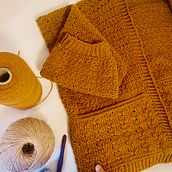 Mi proyecto del curso: Crochet: diseña y teje prendas de estilo romántico Ein Projekt aus dem Bereich Modedesign, Weben, DIY, Crochet und Textildesign von Maider Blanco zarraga - 30.10.2022