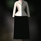Dior Bar Jacket . Traditional illustration, Creativit, Fine Arts, and Textile Design project by Antonio Vilches Serra - 10.30.2022