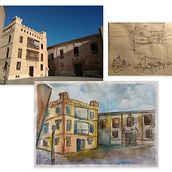 Mi proyecto: Dibujo arquitectónico con acuarela y tinta. Sketching, Drawing, Watercolor Painting, Architectural Illustration, Sketchbook & Ink Illustration project by Florencia Scervino - 07.17.2022