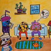Praying food. Fine Arts project by mrs_jasminealwedyan - 10.31.2022