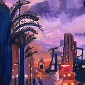 Mi proyecto del curso: Pintura de paisajes urbanos con gouache. Ilustração tradicional, Pintura, e Pintura guache projeto de Dídac Muciño - 30.10.2022