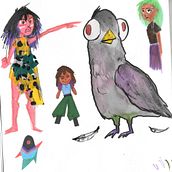 Il mio progetto del corso: Tecniche di illustrazione per sbloccare la tua creatività. Een project van  Ontwerp, Traditionele illustratie,  Beeldende kunst, Schilderij,  Creativiteit, Creativiteit met kinderen y Sketchbook van Nina Zivkovic - 31.10.2022