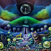 The protector. Oil Painting project by Helena - 10.31.2022