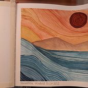 La línea del color. Watercolor Painting project by Eugenia Sucre - 10.29.2022