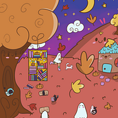 My project for course: Designing Kawaii Worlds: Spread Joy Through Illustration. Character Design, Digital Illustration, and Manga project by Mali Rivard - 10.31.2022