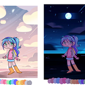 Meu projeto do curso: Design de personagens para animação com Photoshop. Animation, Character Design, and Character Animation project by Laura Santos Mauleon - 10.31.2022