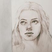 My project for course: Portrait Sketchbooking: Explore the Human Face. Sketching, Drawing, Portrait Drawing, Artistic Drawing, and Sketchbook project by Anicca Chiang - 11.01.2022