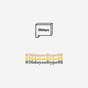36 days of type #08. Design, Traditional illustration, Graphic Design, T, pograph, T, pograph, Design, Vector Illustration, and Digital Illustration project by Laura CM - 11.01.2022