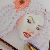 Il mio progetto del corso: Ritratti vivaci con matite colorate. Un proyecto de Dibujo, Dibujo de Retrato, Sketchbook y Dibujo con lápices de colores de Daniela Zaccheddu - 01.11.2022