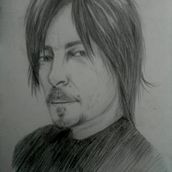 Norman Reedus. Un progetto di Disegno di ritratti e Disegno a matita di Alina - 03.03.2014