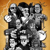 JuanCro Studio. Traditional illustration, and Graphic Design project by Juan Carlos Ortega Cervigón - 11.02.2022