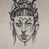 Mi proyecto del curso: Técnicas de tatuaje blackwork con línea fina. Tattoo Design project by martajacc - 11.02.2022