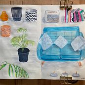 Mon projet du cours : Carnet de croquis pour explorer votre style de dessin. Traditional illustration, Sketching, Creativit, Drawing, Watercolor Painting, Sketchbook, and Gouache Painting project by Aude Alliot - 11.02.2022