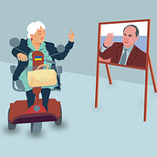 Mijn project van de cursus: Conceptuele illustratie: grootse ideëen in één afbeelding. Un proyecto de Ilustración tradicional, Dibujo, Ilustración digital, Dibujo digital e Ilustración editorial de hans_stavleu - 02.11.2022