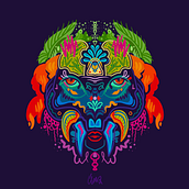 Uma/ViL. Traditional illustration project by Laura Villana - 11.02.2022