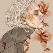 Mi proyecto del curso: Retrato ilustrado con Procreate. Projekt z dziedziny Trad, c, jna ilustracja, Grafika wektorowa, Ilustracja c, frowa i Portret użytkownika manuarroyal - 03.11.2022