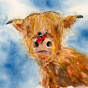 My project for course: Expressive Animal Portraits in Watercolor. Traditional illustration, Watercolor Painting, Realistic Drawing, and Naturalistic Illustration project by Peigi S - 11.03.2022
