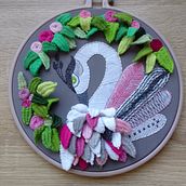 Mi proyecto del curso: Técnicas básicas de bordado: puntadas, composiciones y gamas cromáticas. Accessor, Design, Costume Design, Embroider, Color Theor, and Textile Design project by Caroline Cea Curimilla - 11.02.2022