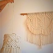 Mi proyecto del curso: Diseño de lámparas en macramé. Un progetto di Artigianato, Interior Design, Fiber Art, Macramè e Textile Design di iarad.jimenez - 03.11.2022