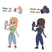 Meu projeto do curso: Design de personagens para animação com Photoshop. Animation, Character Design, Character Animation, and Children's Illustration project by evelysceccon9 - 11.04.2022