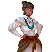 Muyrã-Ubi: Índia Brazilian Tabajara Ein Projekt aus dem Bereich Traditionelle Illustration, Design von Figuren und Concept Art von Eduardo Lima - 05.11.2022