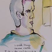 Mein Abschlussprojekt für den Kurs: Einführung in das Skizzieren von Porträts: Zeichnen in Echtzeit. Sketching, Drawing, Portrait Drawing, Ink Illustration, and Colored Pencil Drawing project by Anne Schwarz - 11.03.2022