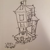 My project for course: Expressive Architectural Sketching with Colored Markers. Sketching, Drawing, Architectural Illustration, Sketchbook & Ink Illustration project by Laura Wilson - 11.05.2022