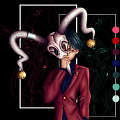 behind the unknown. Een project van Ontwerp van personages van Mwadah ABdulaziz - 08.10.2020