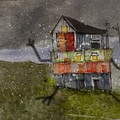 My project for course:  Imaginary Places: Draw, Paint, and Digitize on Photoshop. Sketching, Drawing, Digital Illustration, Architectural Illustration, and Narrative project by Ayesha Khatun - 11.06.2022