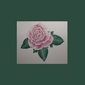 Watercolor Painting of Rose. Un progetto di Pittura ad acquerello di Klara Kmetova - 06.11.2022