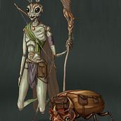 My project for course: Concept Art: Character Design & Worldbuilding. Traditional illustration, Character Design, Digital Illustration, Concept Art, Digital Drawing, and Digital Painting project by Bella Gray - 11.06.2022