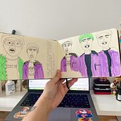 Mi proyecto del curso: Sketching diario: desarrolla tu visión artística. Traditional illustration, Sketching, Creativit, Drawing, and Sketchbook project by Alejandra Rodriguez - 11.07.2022