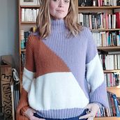 Pull Elsa. Un proyecto de Artesanía, DIY y Tejido de punto de Roxane - 23.03.2022