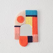 My project for course: Punch Needle Techniques for Home Decorations. Un progetto di Design di accessori, Artigianato, Ricamo, Interior Design, Fiber Art, Punch needle e Textile Design di Lady Quintero - 29.10.2022