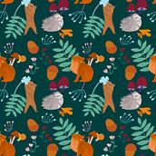 Bosco d’autunno. Traditional illustration project by bea_bol - 11.08.2022