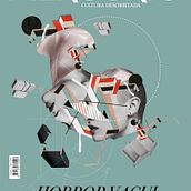 Ilustraciones para la Revista MERCURIO, N221, Monográfico 'Horror vacui'.  Sep-Nov2022. Traditional illustration, Editorial Design, Graphic Design, Writing, and Collage project by Sofía Fernández Carrera - 11.08.2022