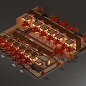 RENDER Proyecto 18 Viviendas en Conjunto. Architecture project by Damian Migon - 10.10.2022