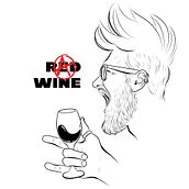 Wine drinkers T-shirt designs. Un projet de Illustration traditionnelle, Design , Création d'accessoires, Illustration numérique , et Dessin numérique de Katya Vanganen - 09.11.2022
