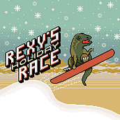 Rexy's Holiday Race for COACH. Traditional illustration, Video Games, Motion Graphics, Animation, Character Design, Character Animation, T, and pograph project by Jude Buffum - 12.07.2019