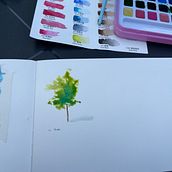 My project for course: Watercolor Travel Journal. Traditional illustration, Watercolor Painting, Architectural Illustration, and Sketchbook project by mewwmeww - 11.09.2022
