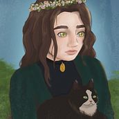 My project for course: Powerful Female Characters: Illustrating Confidence and Diversity. Traditional illustration, Painting, Digital Illustration, Digital Drawing, and Digital Painting project by Anna Davy - 11.09.2022