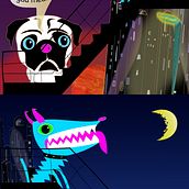 Fangs Gang. Comic, Stor, telling, Stor, board, and Narrative project by Richard Turner - 11.09.2022