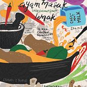 FIRST ILLUSTRATED RECIPE WITH MELANIE CHADWICK Ein Projekt aus dem Bereich Traditionelle Illustration, Design, H, werk, Verlagsdesign und Malerei von riyanababoo - 07.11.2022