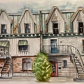 Mon projet du cours : Esquisses d'architecture expressives aux feutres de couleur. Sketching, Drawing, Architectural Illustration, Sketchbook & Ink Illustration project by Kathy - 10.28.2022