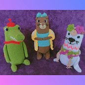 Mi proyecto del curso: Crochet: crea y transforma tus amigurumis. Arts, Crafts, To, Design, Fiber Arts, DIY, Crochet, Amigurumi, and Textile Design project by Perla Yudit Pérez Álvarez - 11.01.2022
