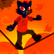 Outono Estranho - Night in the Woods. Un progetto di Illustrazione tradizionale di Pedro Wolfheart - 02.01.2021