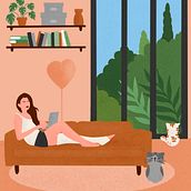 Mon projet du cours : Illustration numérique colorée sur Procreate. Traditional illustration, Drawing, Digital Illustration, and Digital Drawing project by Cécile FELTIN - 11.09.2022