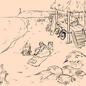 Mijn project van de cursus: Creëer nostalgische digitale illustraties met Procreate . % Sanne-Marie Kohlmann tarafından hazırlanan Geleneksel illüstras, on, Dijital İllüstras, on, Dijital Çizim, Eskiz defteri, Ve Anlatı projesi - 11.09.2022