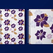 Cuaderno Personalizado: Ilustración digital de patterns para productos. Pattern Design, and Digital Illustration project by Cecilia Osorio Galeano - 11.09.2022