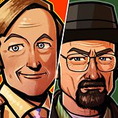 Diseños de Stickers - Saul Goodman & Walter White. Traditional illustration, and Digital Illustration project by Beatriz Hernandez - 11.10.2022
